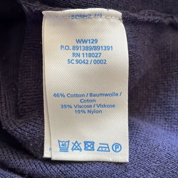 Boden Navy Scoop Neck Pullover Dress - Picture 6 of 7